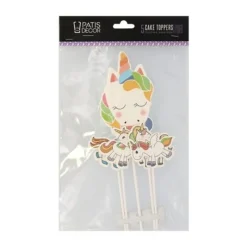5 Cake Toppers Licornes Assorties Patisdecor>Cerf Dellier Discount
