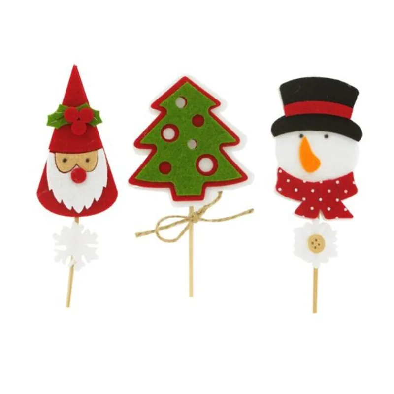 3 Décors De Noël Assortis En Feutrine Theme 1>Cerf Dellier Sale