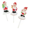 3 Décors Santa Claus Assortis Sur Pique>Cerf Dellier Outlet