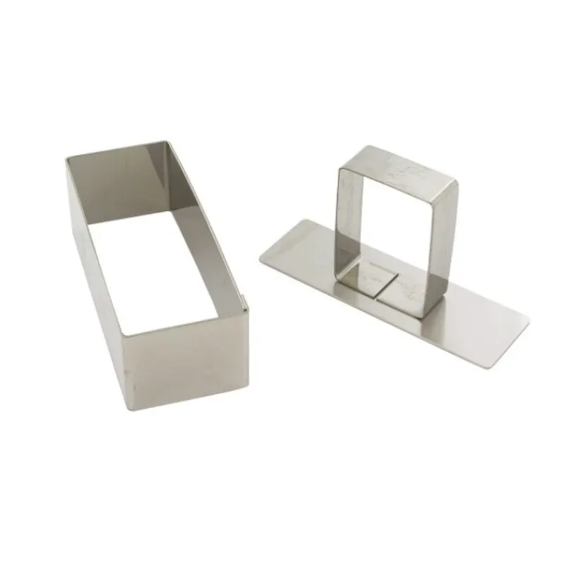 Cerf Dellier Cadres À Patisserie*4 Rectangles A Patisserie + Poussoir H 3 Cm