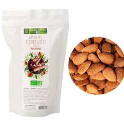 Cerf Dellier Fruits Secs Et Confits*Amandes Decortiquees Bio 250 G