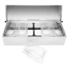 Bac De Stockage Condibox Avec 5 Bacs Gn 1/9 Cristal>Cerf Dellier Sale