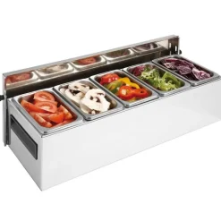 Bac De Stockage Inox Avec 5 Bacs Gn1/9 Condibox>Cerf Dellier Online