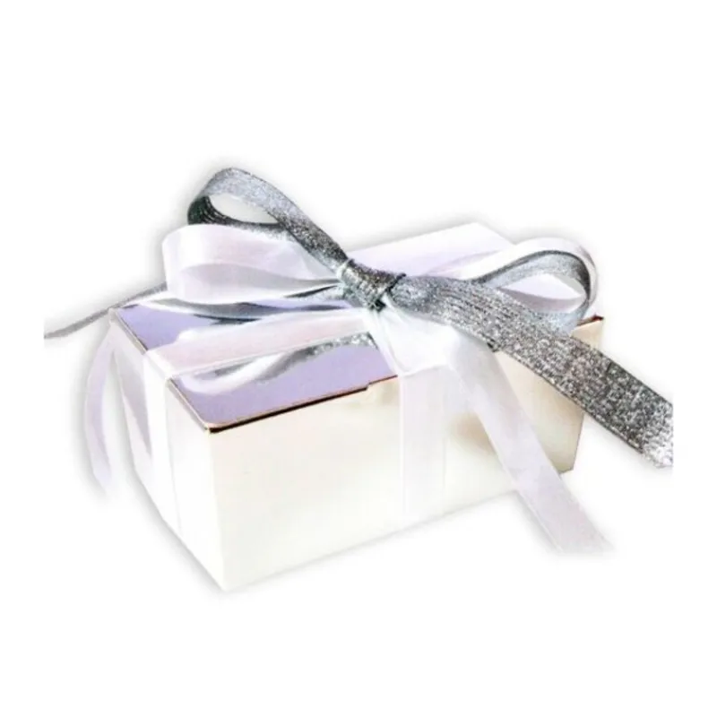 Ballotin Argent, Interieur Blanc (X 50)>Cerf Dellier Sale
