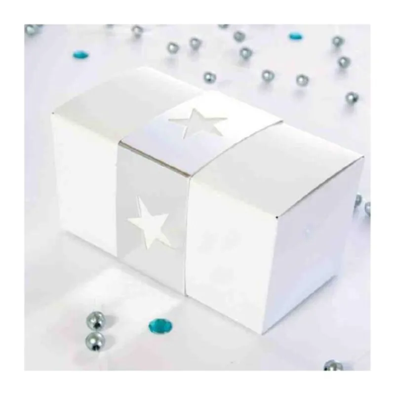 Ballotin Blanc, Interieur Blanc 250 G (X 50)>Cerf Dellier Hot