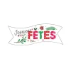 Banderoles Blanches Joyeuses Fêtes Azyme (X24)>Cerf Dellier New