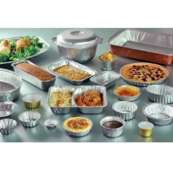 Cerf Dellier Moules En Aluminium*Barquettes Jetables En Aluminium Bords Roules (X100)