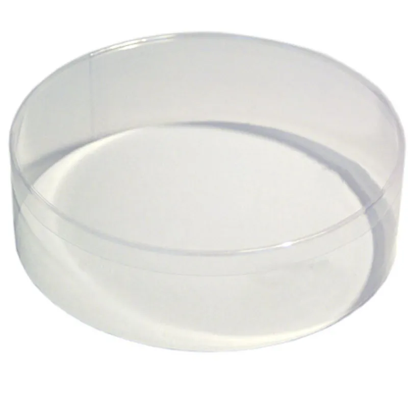 Boite Confiseur Ronde Transparente - Hauteur 6 Cm>Cerf Dellier