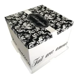 Boite Patissiere Arabesques 31 X 31 X 26 Cm Patisdecor>Cerf Dellier Clearance