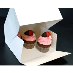 Boite Patissiere Blanche Carree 35 X 35 X 8 Cm Patisdecor>Cerf Dellier Sale