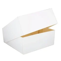Boite Patissiere Blanche Hauteur 10 Cm Patisdecor>Cerf Dellier Online