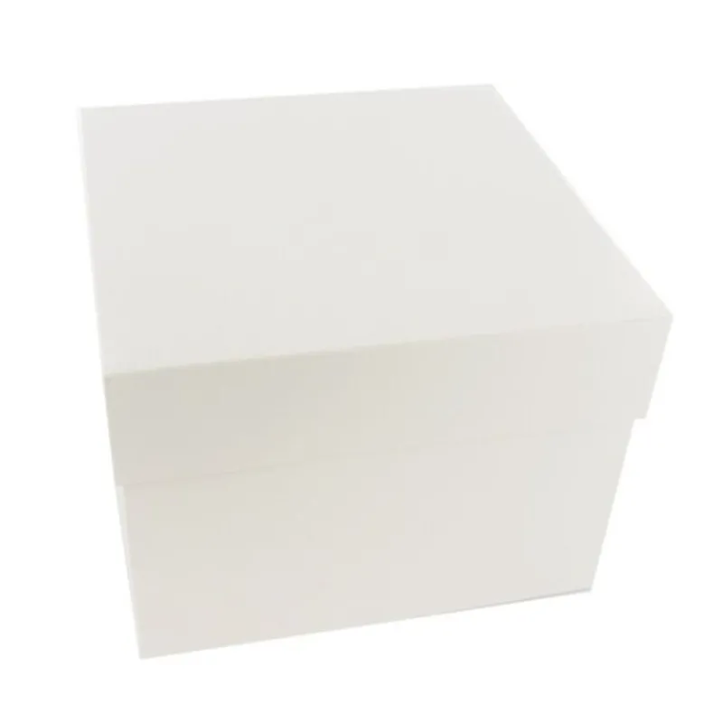 Boite Patissiere Blanche 41 X 41 X H 22 Cm Patisdecor>Cerf Dellier Discount