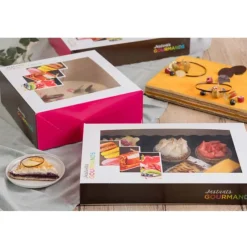 Boîtes Pâtissières Fenetres 43 X 29 X 12 Cm (X 50)>Cerf Dellier Online