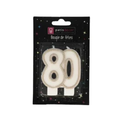 Bougie Anniversaire 80 Ans Patisdecor>Cerf Dellier Online