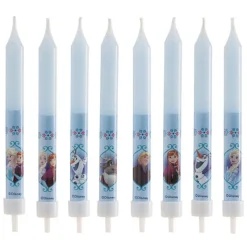 Bougie Anniversaire La Reine Des Neiges (X 8)>Cerf Dellier New