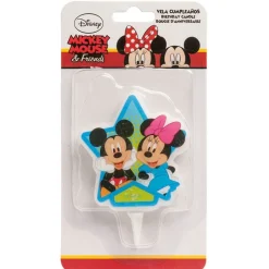 Bougie Anniversaire Minnie & Mickey 7,5 Cm>Cerf Dellier