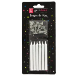 Bougie Argentee Patisdecor (X 12)>Cerf Dellier Discount