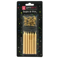 Bougie Doree Patisdecor (X 12)><noscript><img width=