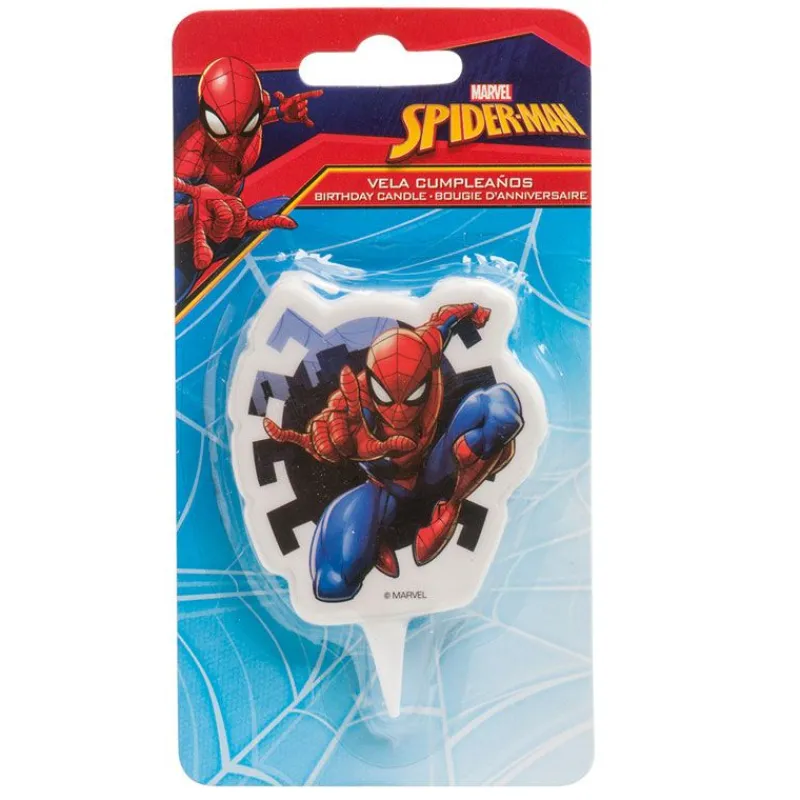 Bougie Spiderman 2D 7 Cm>Cerf Dellier Outlet