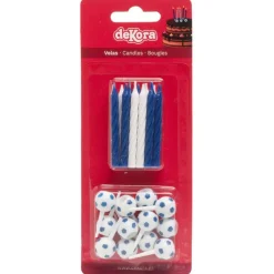 Bougies + Ballons De Football (X 12)>Cerf Dellier Discount