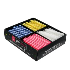 Bougies Torsadees 6 Cm Fines Assorties Patisdecor (X 250)>Cerf Dellier Hot