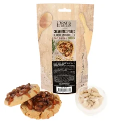 Cerf Dellier Fruits Secs Et Confits*Cacahuetes Pelees Blanchies Non Grillees Non Salees 300 G