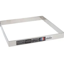 Cerf Dellier Cadres À Patisserie*Cadre A Patisserie Inox H 2 Cm - 20 X 20 Cm Patisdecor