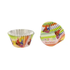 Caissette Cupcake Happy Birthday Fete (X30)>Cerf Dellier Online