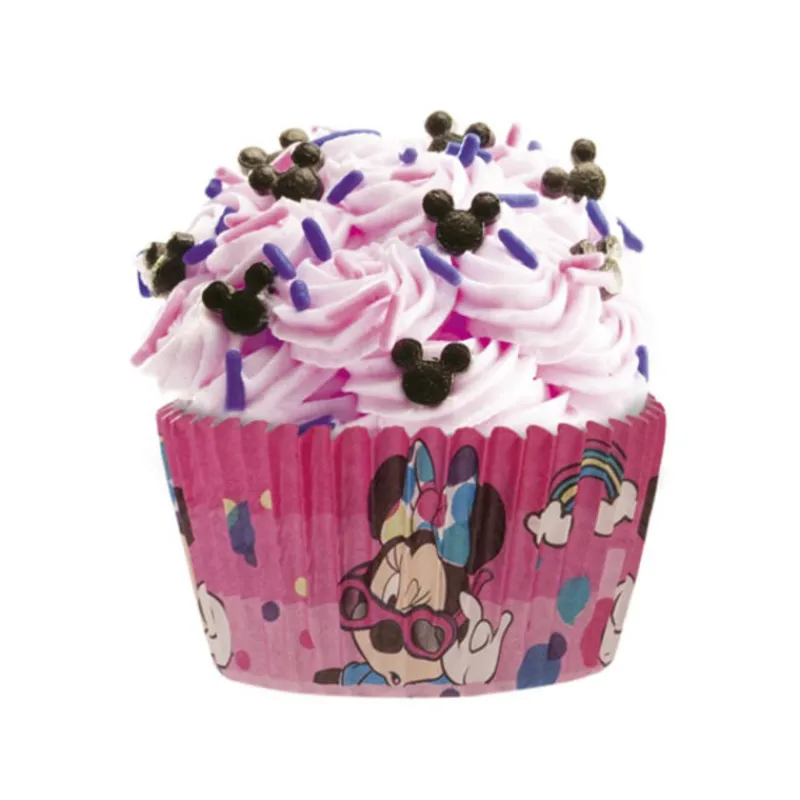 Caissettes A Cupcake Roses Minnie (X25)>Cerf Dellier