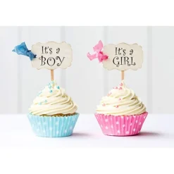 Caissettes Cupcakes Bleues A Pois Blancs (X50)>Cerf Dellier New