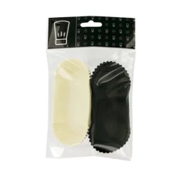 Caissettes De Cuisson A Eclair Noires Et Blanches (X40)>Cerf Dellier Outlet