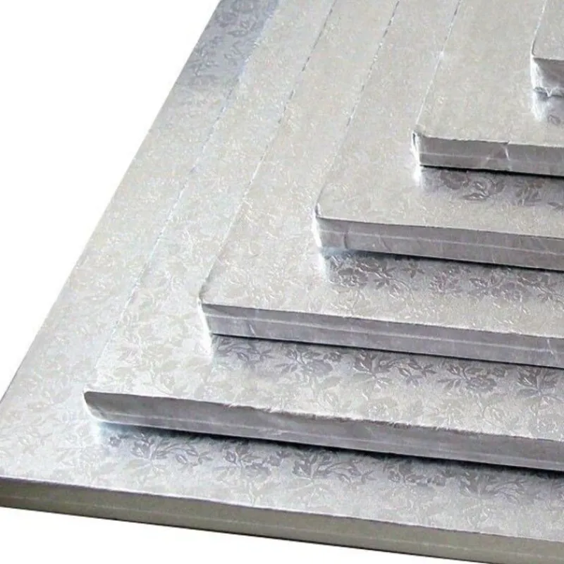 Cake Drum Carre Argent 25 X 25 Cm Patisdecor>Cerf Dellier Outlet
