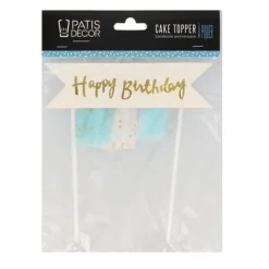 Cake Topper Banderole Anniversaire Patisdecor>Cerf Dellier Online