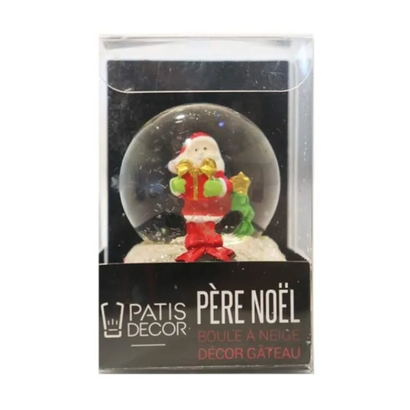 Cake Topper Boule A Neige Pere Noël>Cerf Dellier Discount