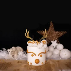 Cake Topper Cerf Dores><noscript><img width=