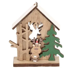 Cake Topper En Bois Chalet De Noël Renne Patisdecor>Cerf Dellier Best