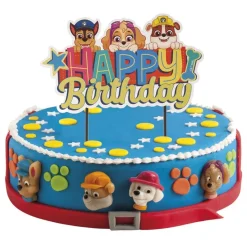 Cake Topper Happy Birthday Pat Patrouille>Cerf Dellier Clearance