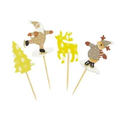 Cake Toppers De Noël Assortis Theme 1 (X10)>Cerf Dellier Online