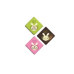 Carres Chocolat Lapins A Lunettes Joyeuses Pâques Assortis (X80)>Cerf Dellier Best
