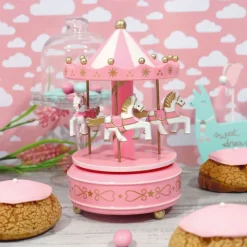 Carrousel Musical Rose Patisdecor><noscript><img width=