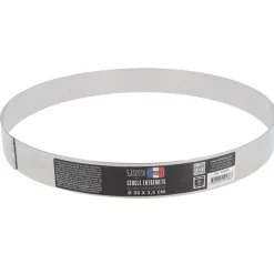 Cerf Dellier Cercles À Patisserie*Cercle A Entremets Inox H 3,5 Cm 30 Cm Patisdecor