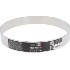 Cerf Dellier Cercles À Patisserie*Cercle A Entremets Inox H 3,5 Cm 24 Cm Patisdecor