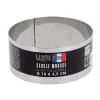 Cerf Dellier Cercles À Patisserie*Cercle A Mousse Inox H 4,5 Cm 10 Cm Patisdecor