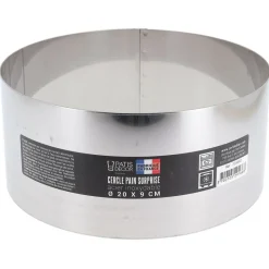 Cerf Dellier Cercles À Patisserie*Cercle A Pain Surprise Inox H 9 Cm 20 Cm Patisdecor