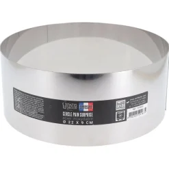 Cerf Dellier Cercles À Patisserie*Cercle A Pain Surprise Inox H 9 Cm 22 Cm Patisdecor