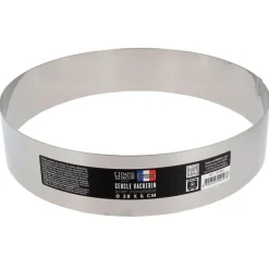 Cerf Dellier Cercles À Patisserie*Cercle A Vacherin Inox H 6 Cm 28 Cm Patisdecor