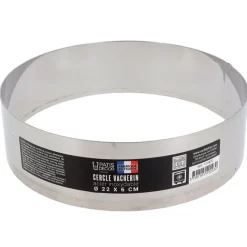 Cerf Dellier Cercles À Patisserie*Cercle A Vacherin Inox H 6 Cm 22 Cm Patisdecor