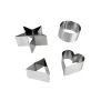 Cerf Dellier Cercles À Patisserie*Cercles De Presentation Inox Assortis H 5 Cm