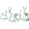 Cerf Et Biche Blancs Sur Pique Patisdecor Pro (X24)>Cerf Dellier