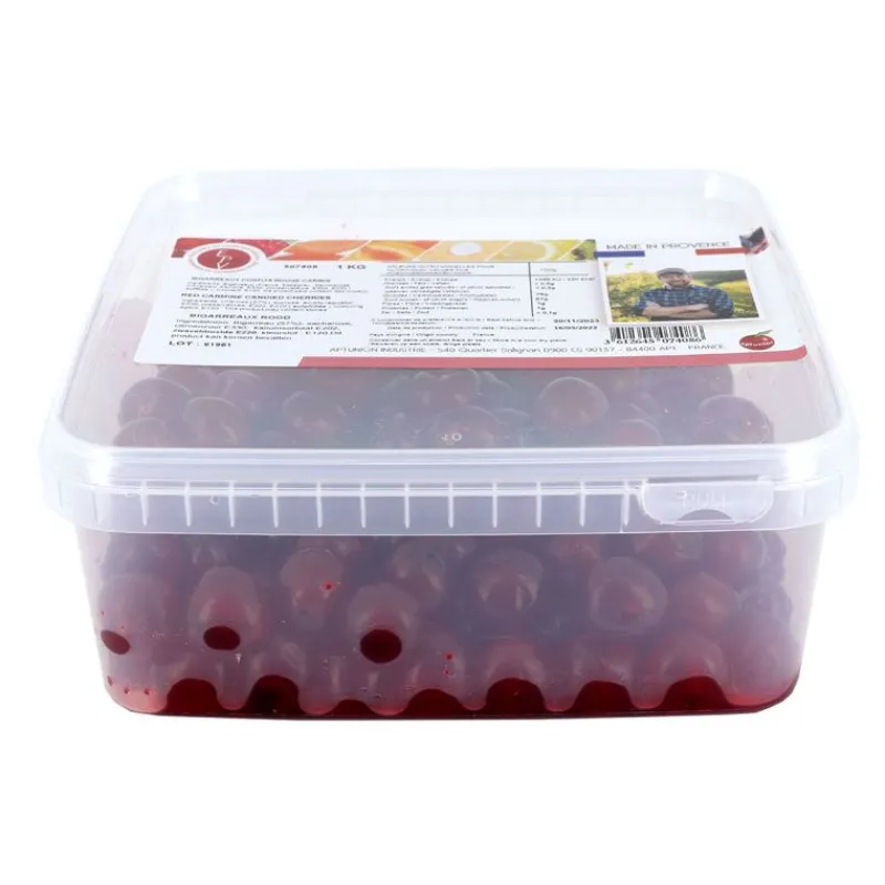 Cerf Dellier Fruits Secs Et Confits*Cerises Bigarreaux Confites Rouges 1 Kg